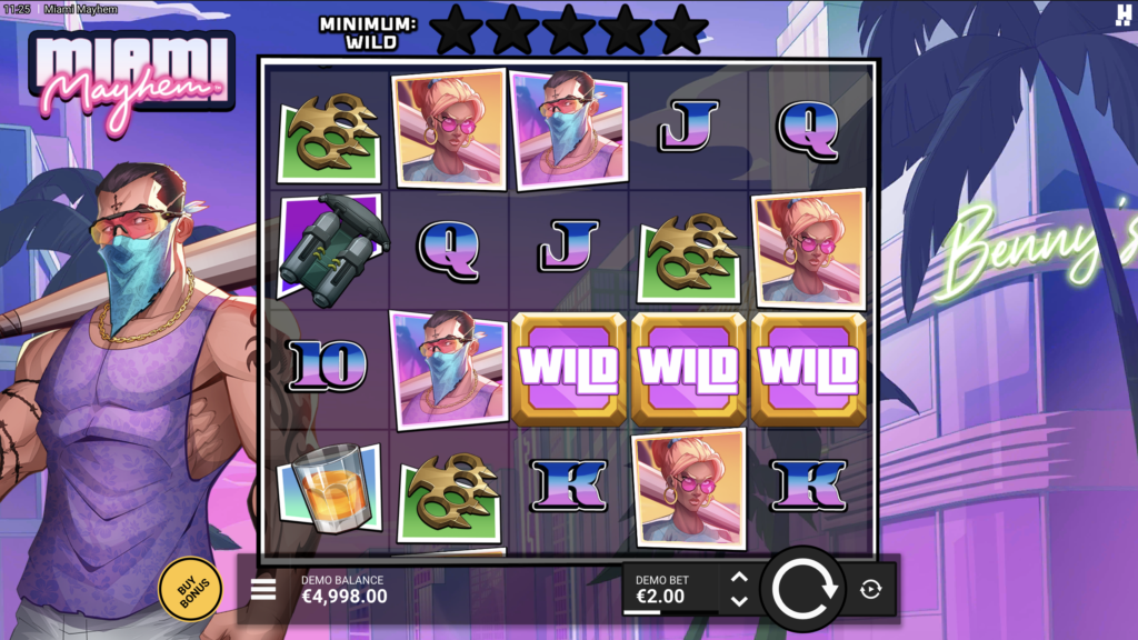 Miami Mayhem bonus buy game